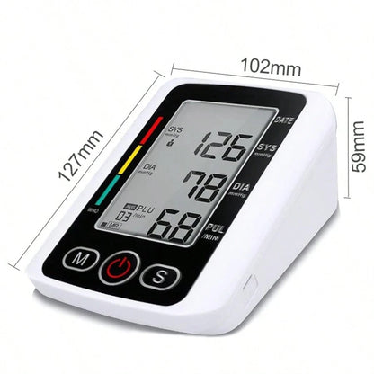 Arm Blood Pressure Monitor,Blood Pressure Machine, BP Monitor Automatic Upper Arm Digital With Blood Pressure Cuff For Home Use