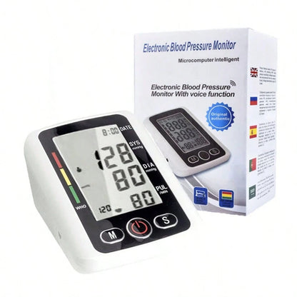 Arm Blood Pressure Monitor,Blood Pressure Machine, BP Monitor Automatic Upper Arm Digital With Blood Pressure Cuff For Home Use
