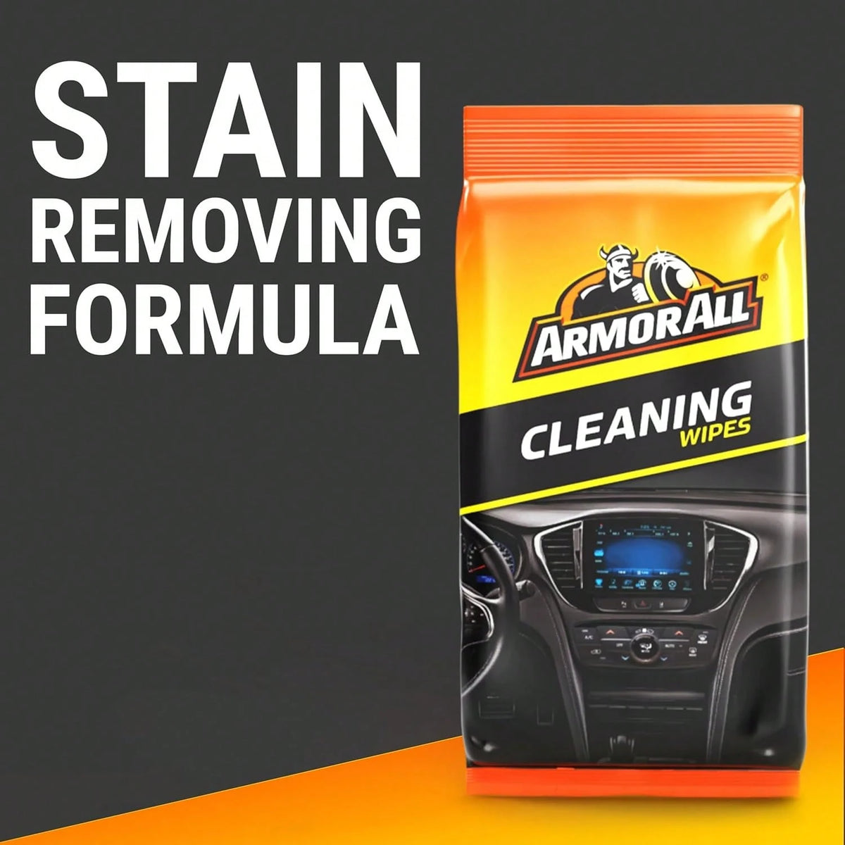 Armor All Car Interior Cleaner Wipes, Interior Cleaning Wipes For Cars, Trucks, Motorcycles, 60 Each