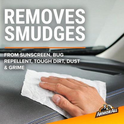 Armor All Car Interior Cleaner Wipes, Interior Cleaning Wipes For Cars, Trucks, Motorcycles, 60 Each