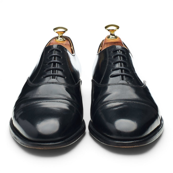 'Arnold' Black Leather Oxford UK 7.5 G