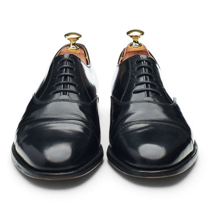 'Arnold' Black Leather Oxford UK 7.5 G