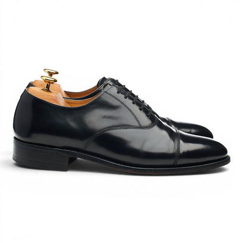 'Arnold' Black Leather Oxford UK 8 E