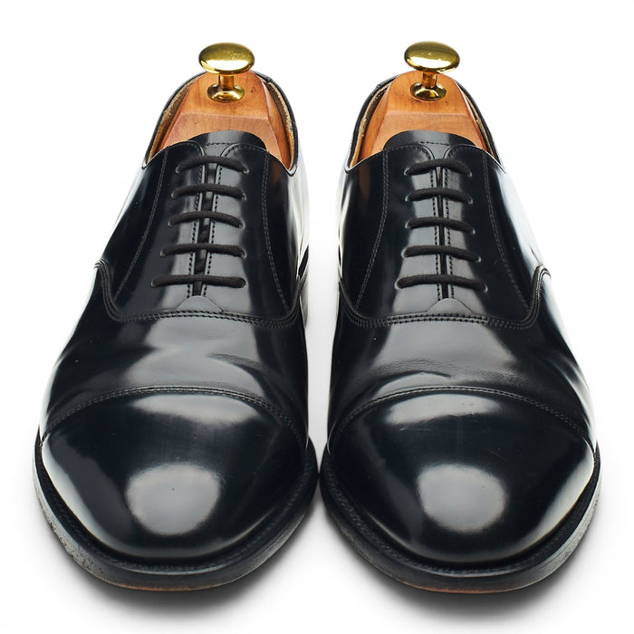 'Arnold' Black Leather Oxford UK 8 E