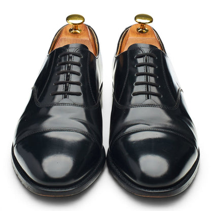 'Arnold' Black Leather Oxford UK 8 E