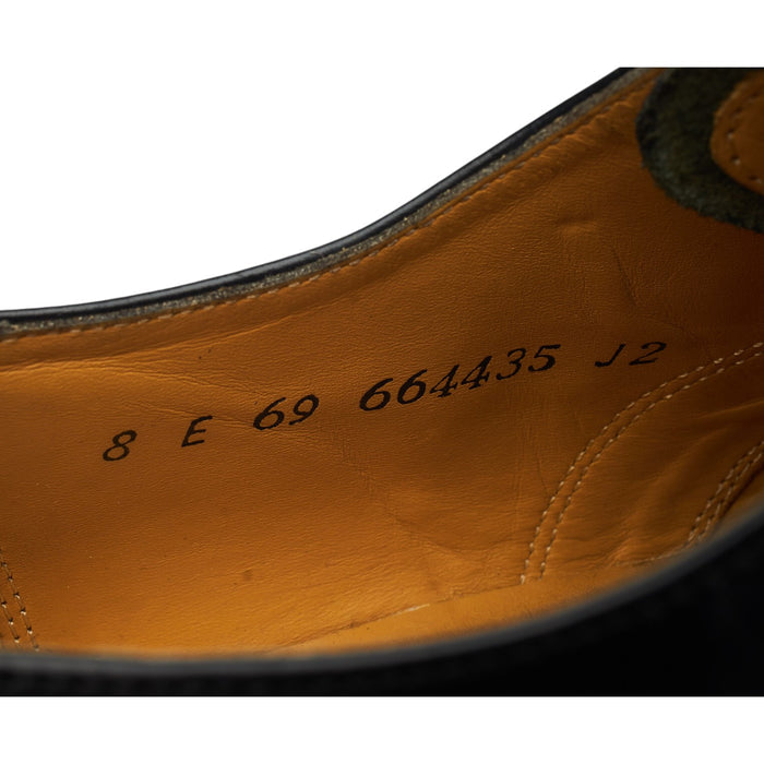 'Arnold' Black Leather Oxford UK 8 E