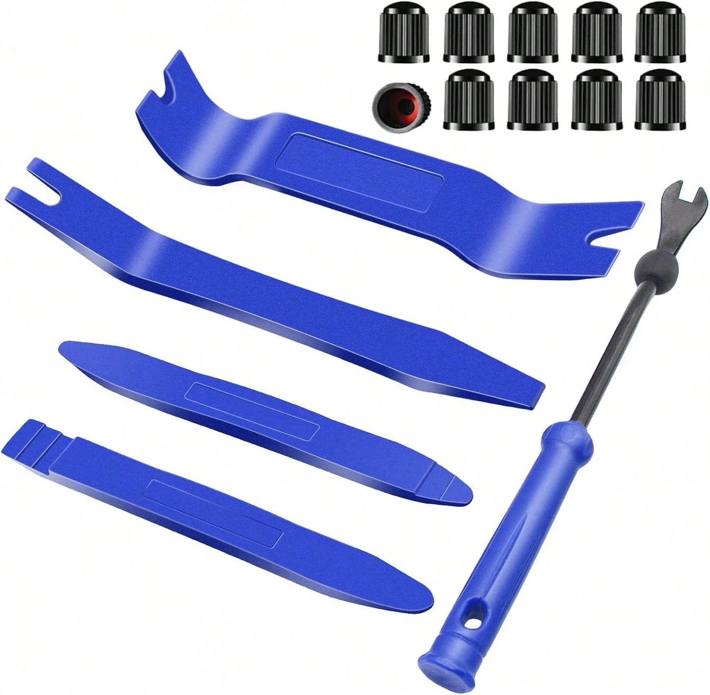 Auto Trim Removal Tool Kit, Wetado 15 Pcs Car Panel Door Window Tools Kit,Auto Clip Fastener Remover Pry Tool Set Blue