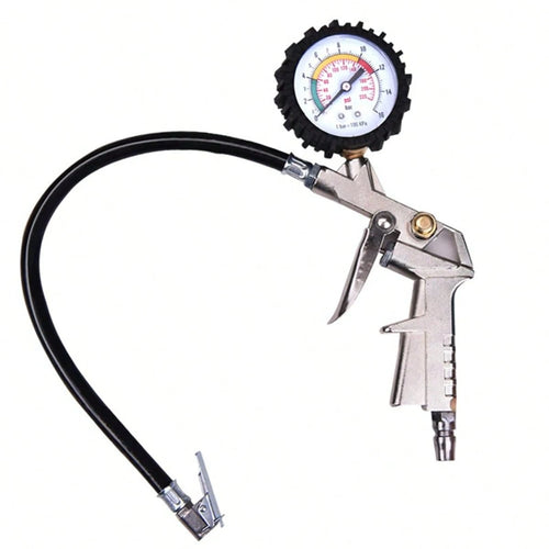Automobile Tire Inflation Gauge, High-Precision Heavy-Duty Multifunctional Tire Pressure Gauge For Automobiles, Trucks, Motorcycles, And Compact Portable Automobile Tire Inflators, Suitable For Trucks