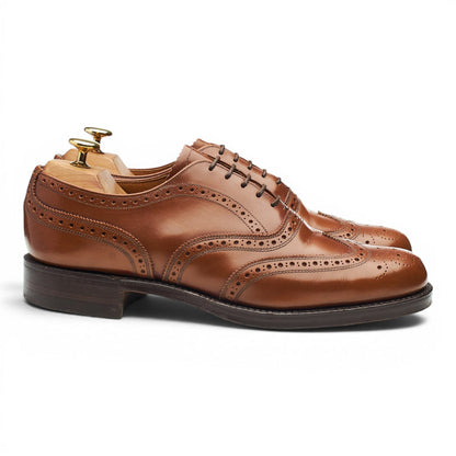 'Avon' Brown Leather Oxford Brogues UK 8 E