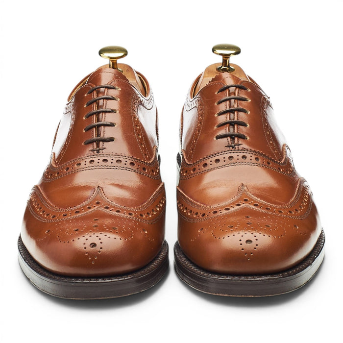 'Avon' Brown Leather Oxford Brogues UK 8 E