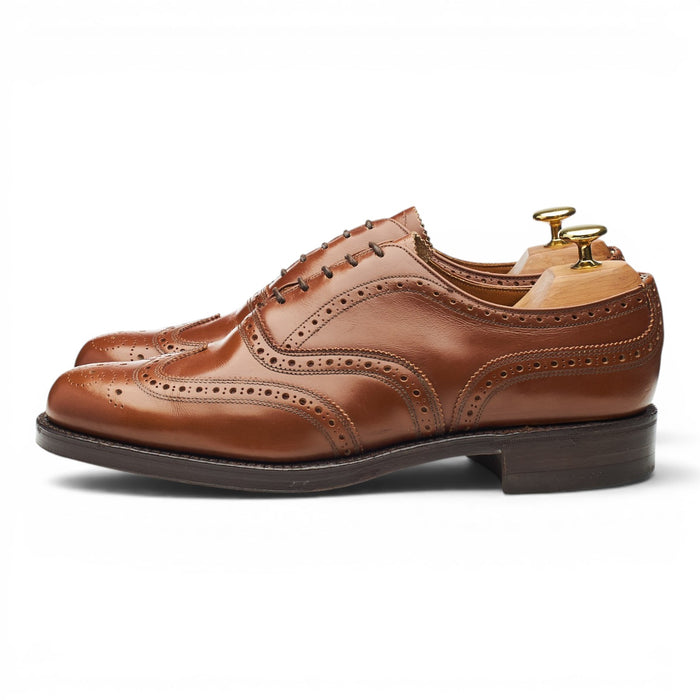 'Avon' Brown Leather Oxford Brogues UK 8 E