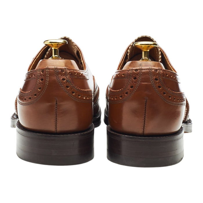 'Avon' Brown Leather Oxford Brogues UK 8 E