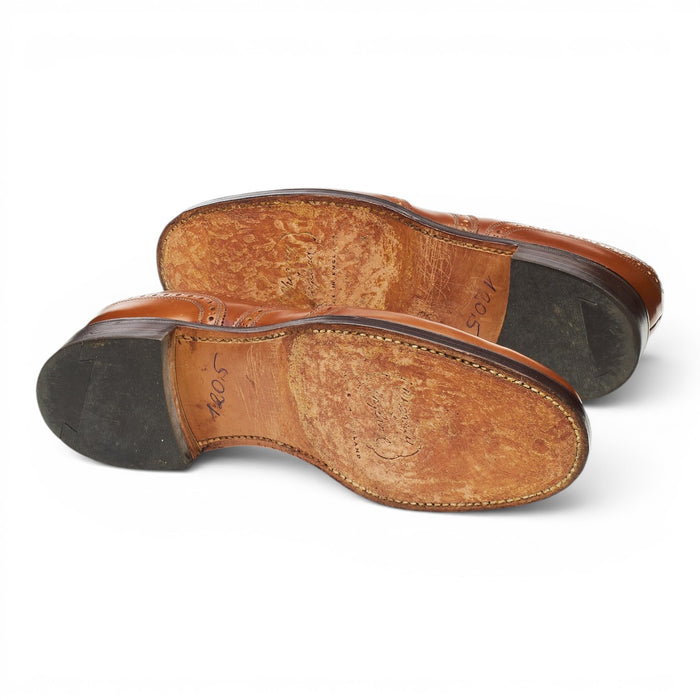 'Avon' Brown Leather Oxford Brogues UK 8 E