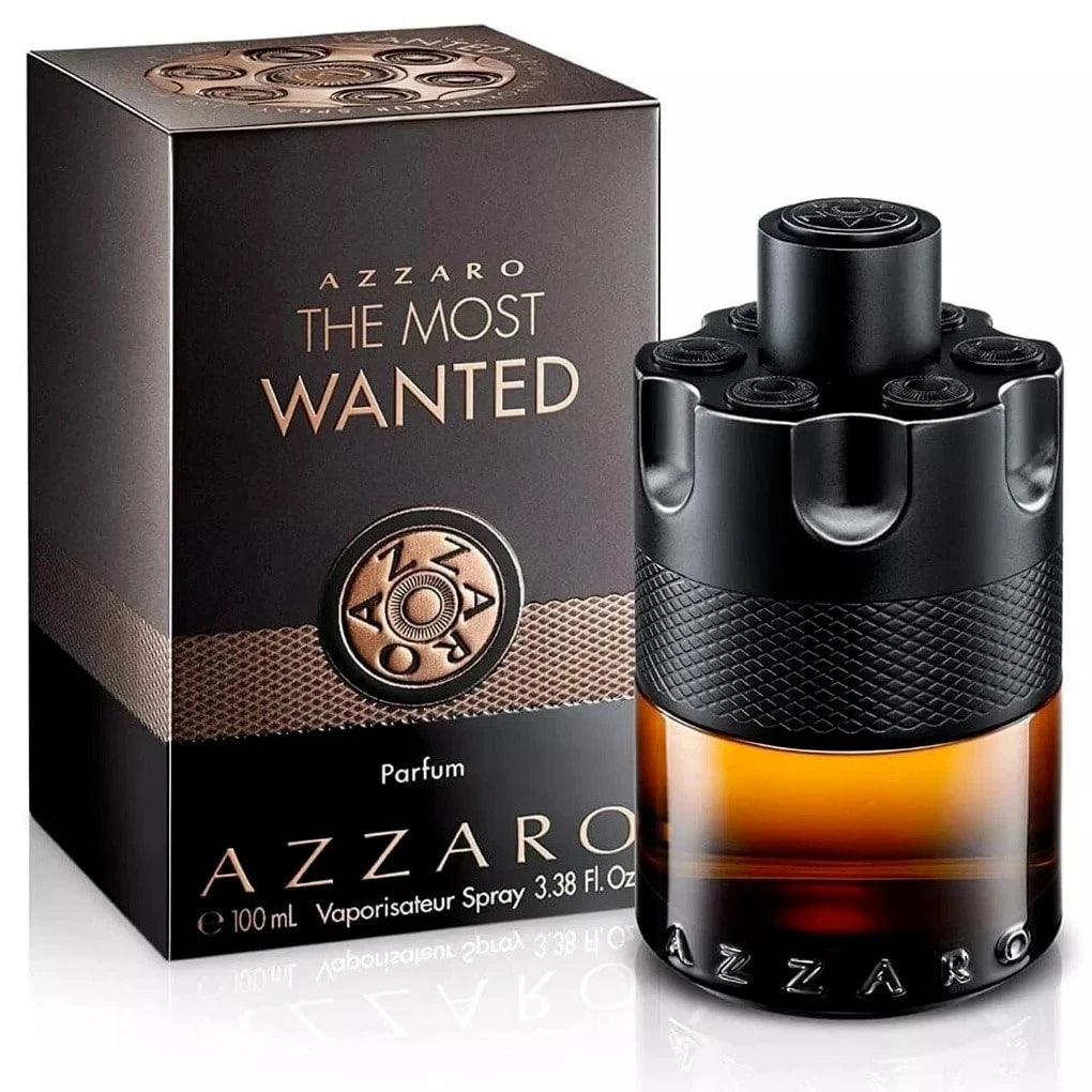 Azzaro The Most Wanted Eau De Parfum Intense Spray For Men EDP Intense Perfume Perfumes 3.38oz/100ml Graduation Party Travel Camping Outdoors School Campus Trip Festivals Anniversary Winter Christmas