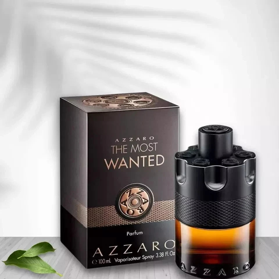 Azzaro The Most Wanted Eau De Parfum Intense Spray For Men EDP Intense Perfume Perfumes 3.38oz/100ml Graduation Party Travel Camping Outdoors School Campus Trip Festivals Anniversary Winter Christmas