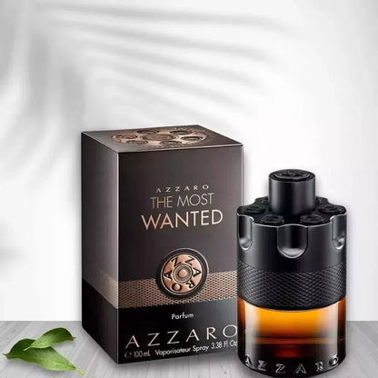 Azzaro The Most Wanted Eau De Parfum Intense Spray For Men EDP Intense Perfume Perfumes 3.38oz/100ml Graduation Party Travel Camping Outdoors School Campus Trip Festivals Anniversary Winter Christmas