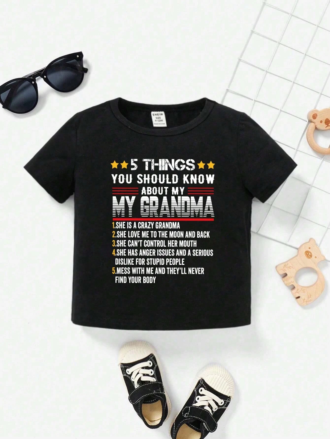 Baby Boy Casual Simple Letter Slogan Print Short Sleeve T-Shirt, Summer