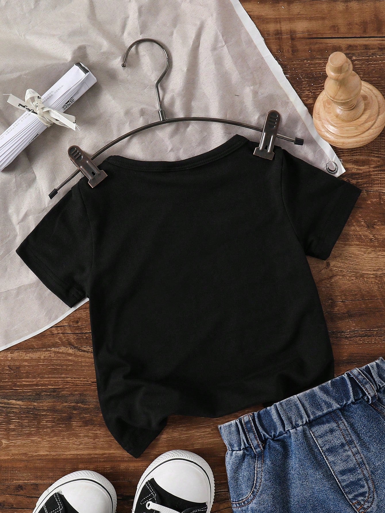 Baby Boy Funny Letter Print Short Sleeve T-Shirt, Summer