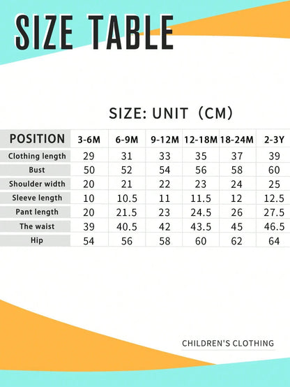 Baby Boy Letter Print Short Sleeve And Shorts 3-Piece Set