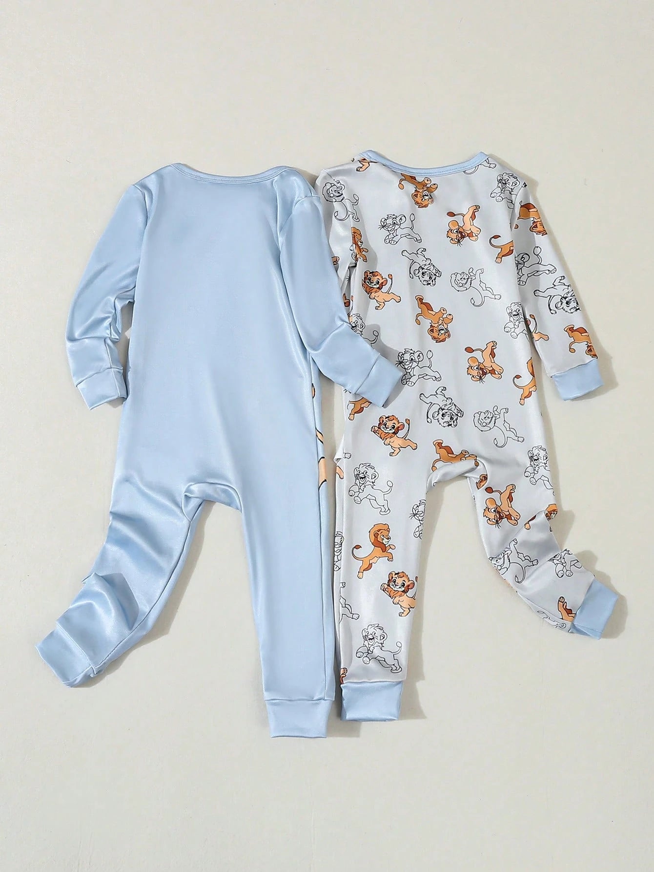 Baby Boy Long Sleeve Long Snug Fit Jumpsuit Loungewear