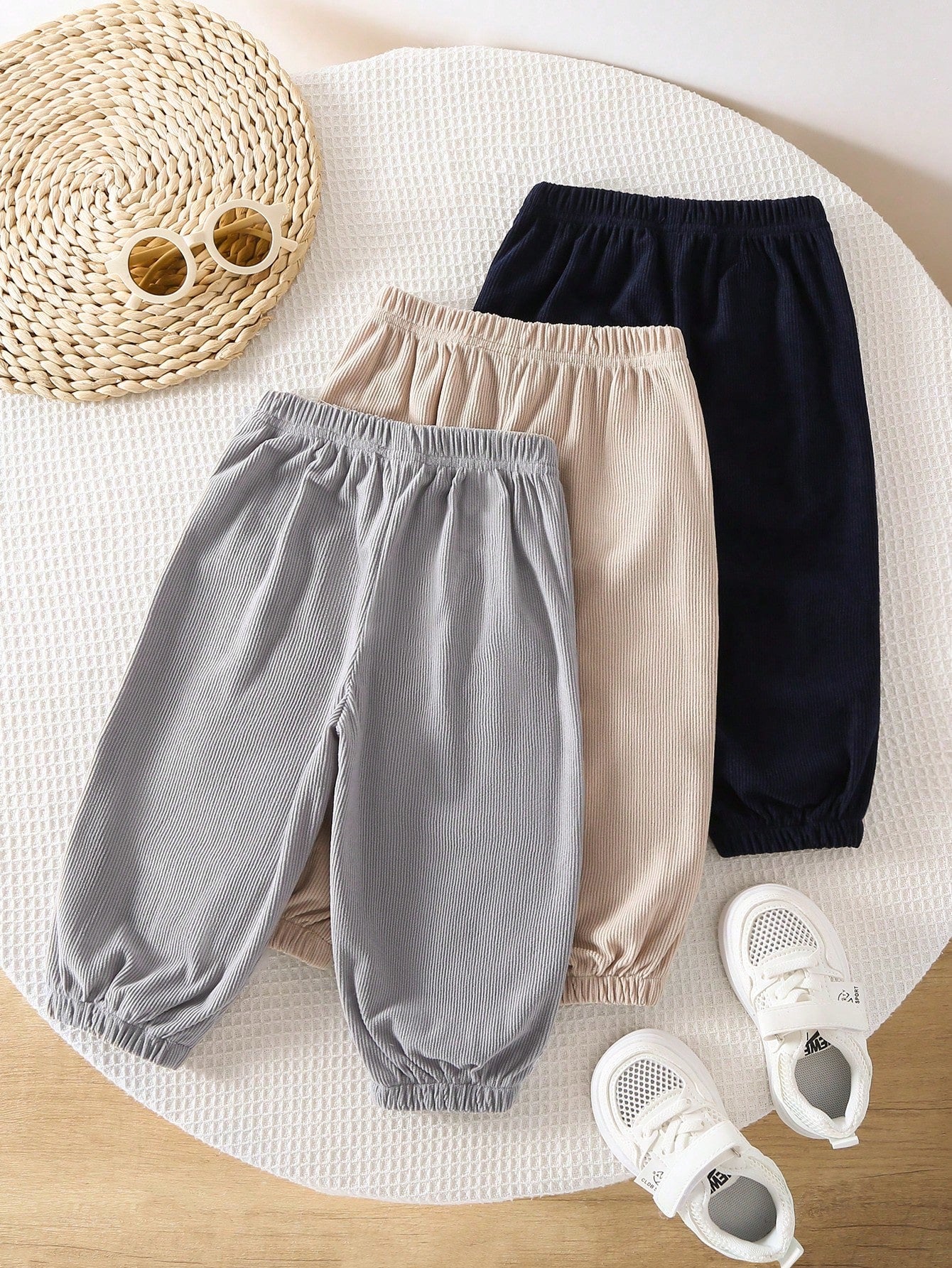 Baby Boy Pants Spring Autumn New Style Baby Boy Clothing Striped Long Pants Baby Fashion Sweatpants Casual Multi-Piece Set