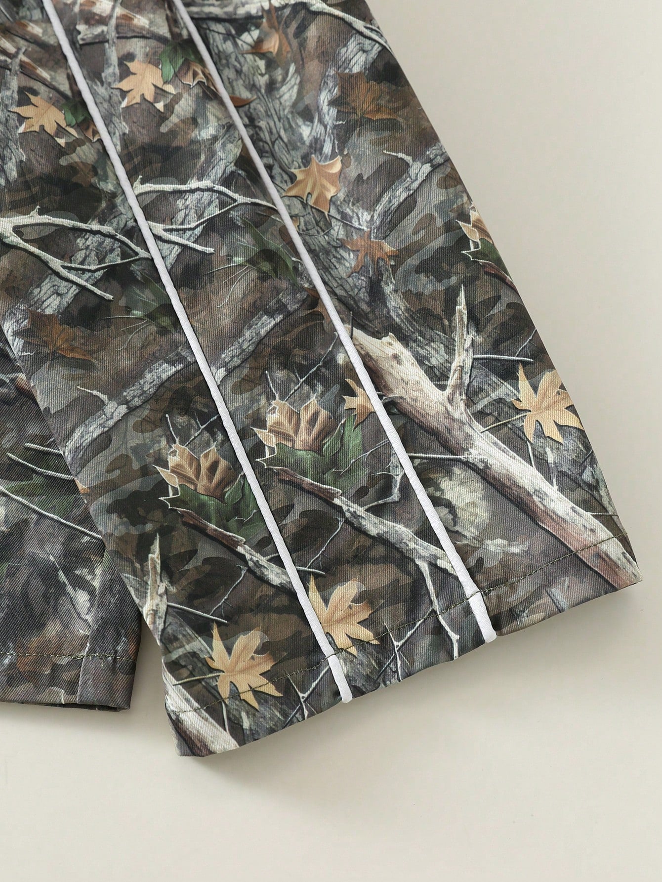 Baby Boy Summer Casual Street Camo Leaf Print Wide Leg Pants