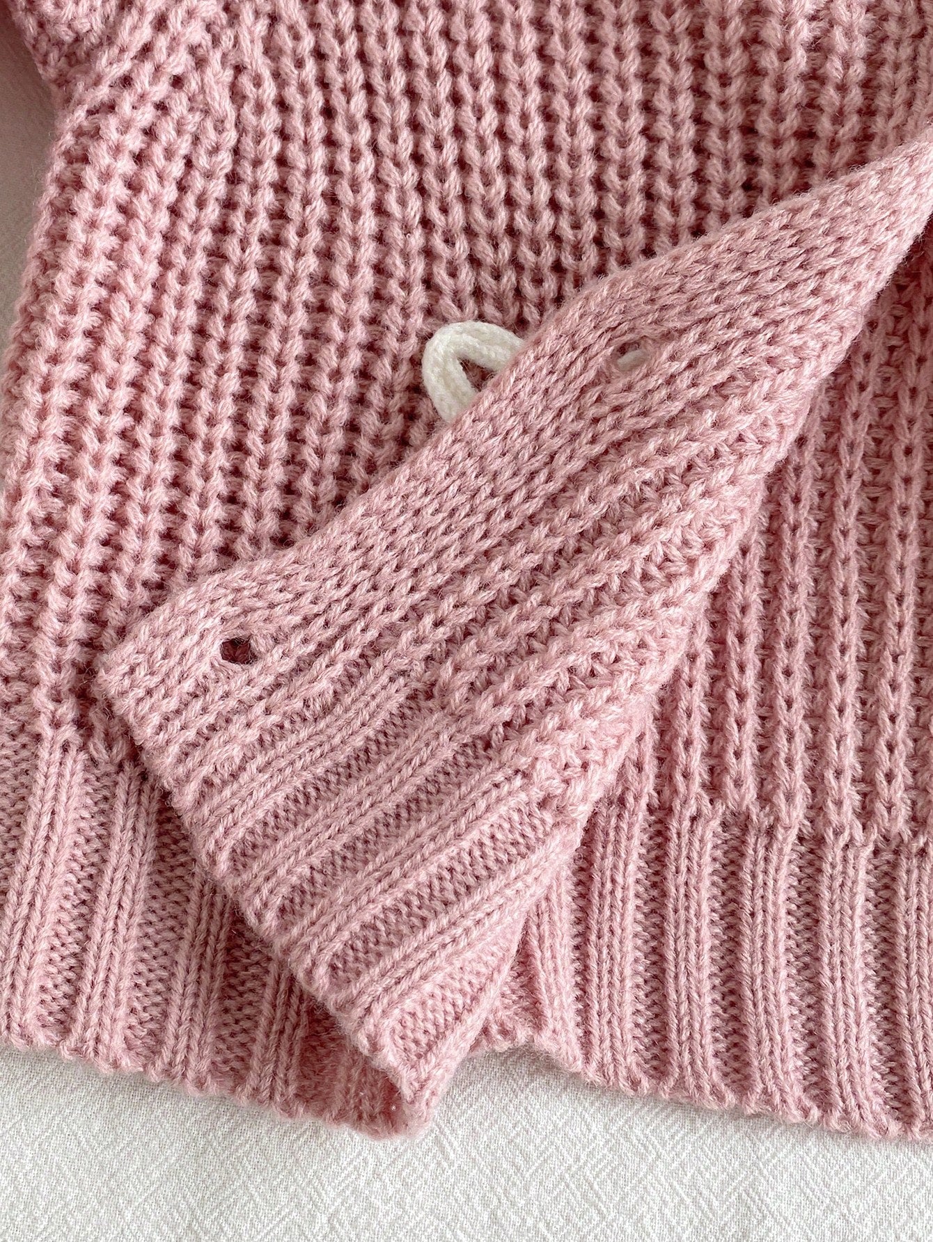 Baby Girl Bow Decor Cardigan