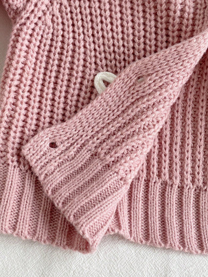 Baby Girl Bow Decor Cardigan