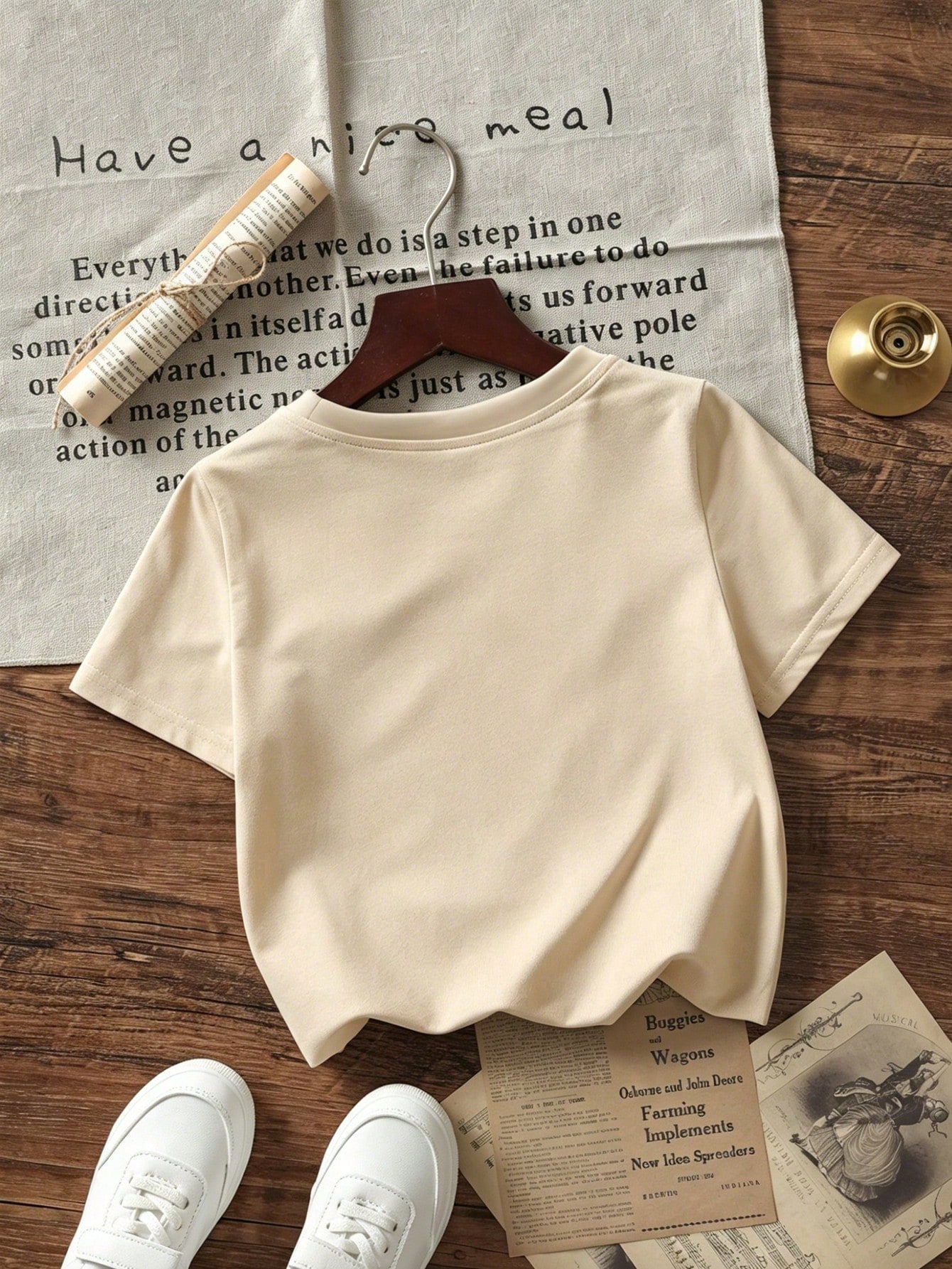 Baby Girl "I Love Dad So Much!" Slogan Print Short Sleeve T-Shirt, Casual Crew Neck Top Suitable For Toddlers