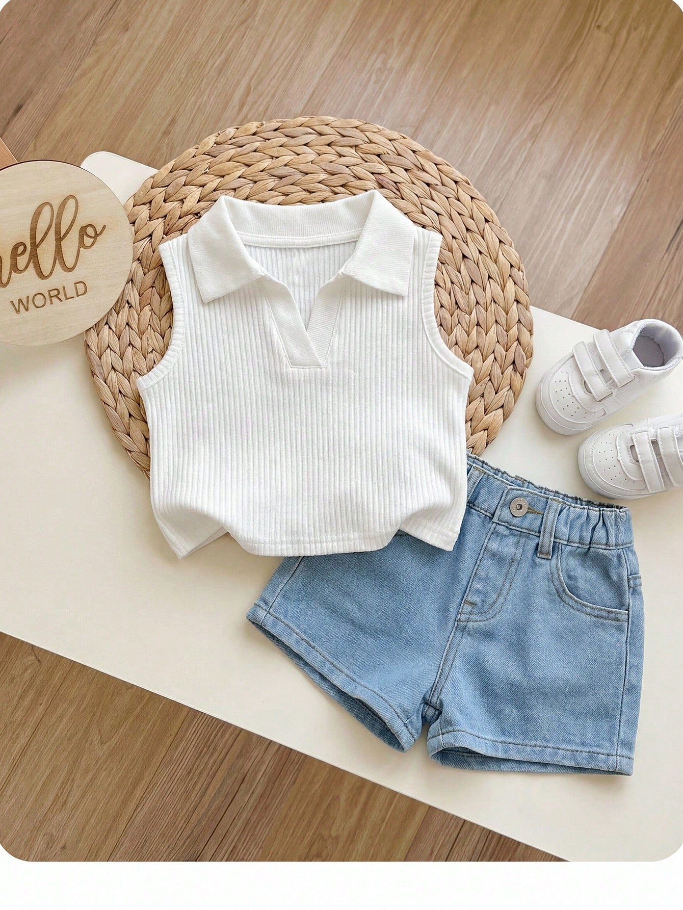 Baby Girl White Summer Casual Top,Mommy And Me Matching Mothers Day Sweet Collegiate Style,Back-To-School,Carrer Day Daily Wear Preschool Party