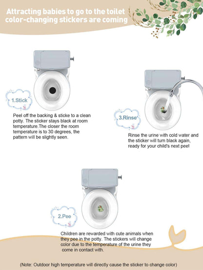 Baby Potty Training Toilet With Realistic Flushing Sound & Feel Like An Adult Toilet, Removable Pot, With Storage Tank And Toilet Paper Holder