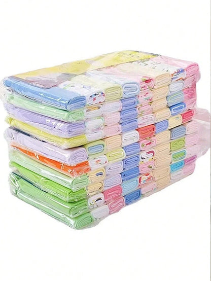 Baby Soft Towel, Baby Bath Towel, Children Bathing & Feeding Wet Wipes- Towel Color Randomly Shipped (Note: Some Styles Not Shown In Pictures)