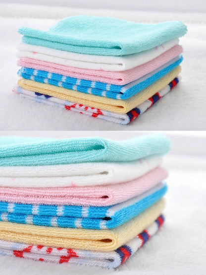Baby Soft Towel, Baby Bath Towel, Children Bathing & Feeding Wet Wipes- Towel Color Randomly Shipped (Note: Some Styles Not Shown In Pictures)