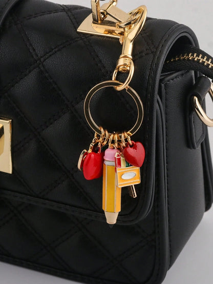 Back-To-School Gift Keychain, Teachers' Day Creative Pencil And Ruler, High-End Bag Pendant, Student Back-To-School Gift