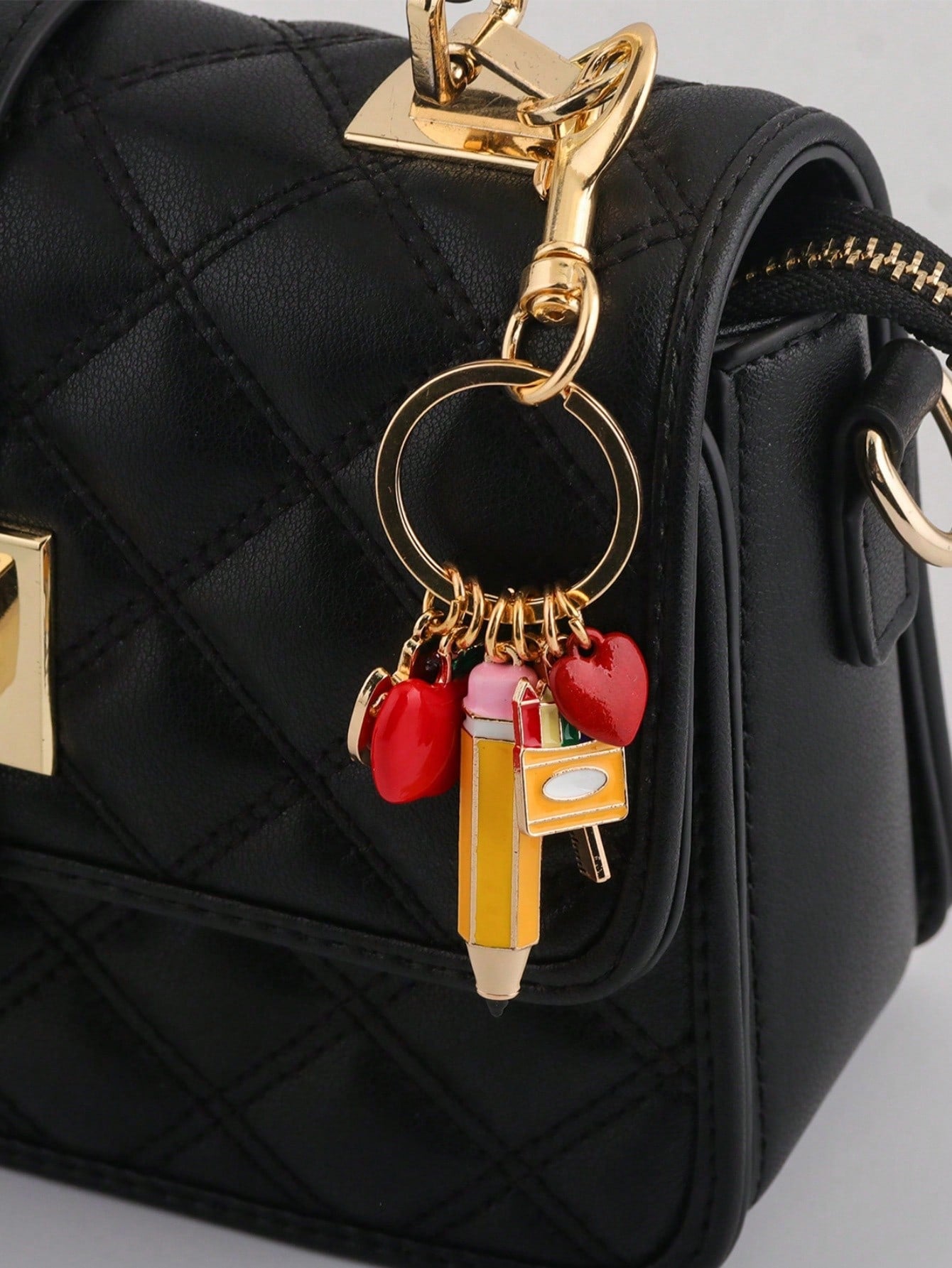 Back-To-School Gift Keychain, Teachers' Day Creative Pencil And Ruler, High-End Bag Pendant, Student Back-To-School Gift