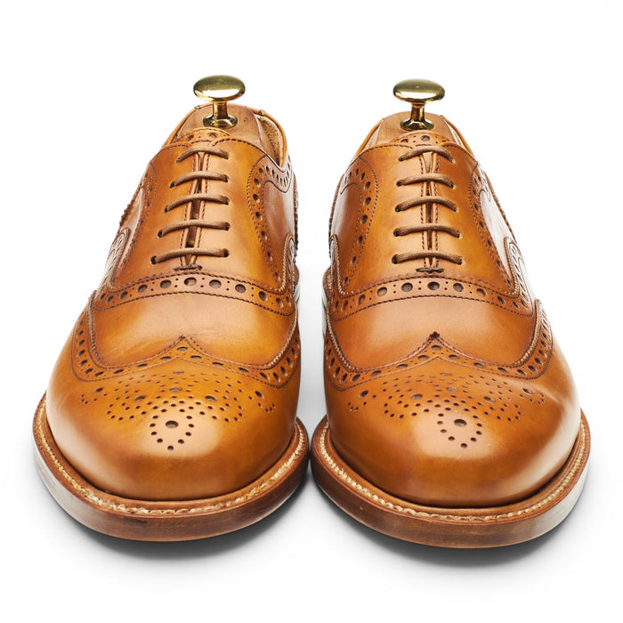 'Balfour 2817' Tan Brown Leather Oxford Brogues UK 7.5 F