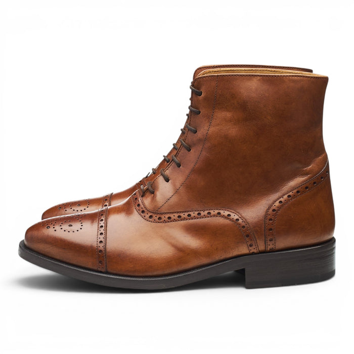 'Balmoral' Brown Leather Boots UK 6.5