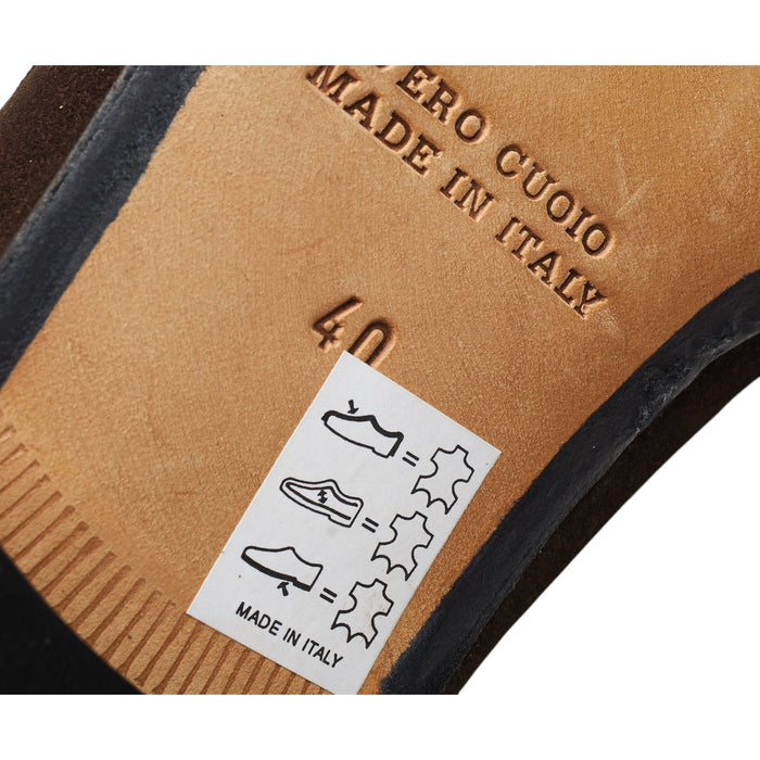 'Bari' Dark Brown Suede Loafers UK 6 EU 40