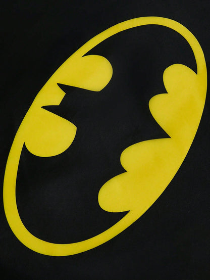 BATMAN X 1pc Fashionable Bat Print Foldable Portable Shopping Tote Bag