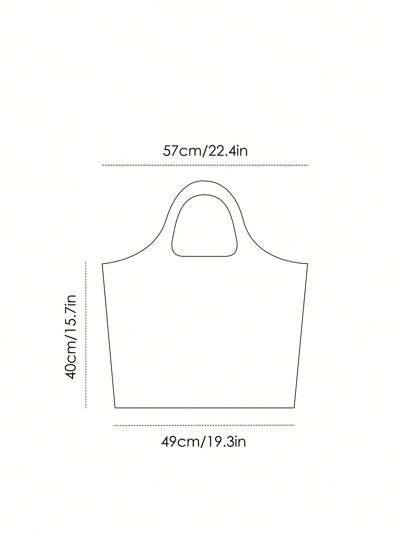 BATMAN X 1pc Fashionable Bat Print Foldable Portable Shopping Tote Bag
