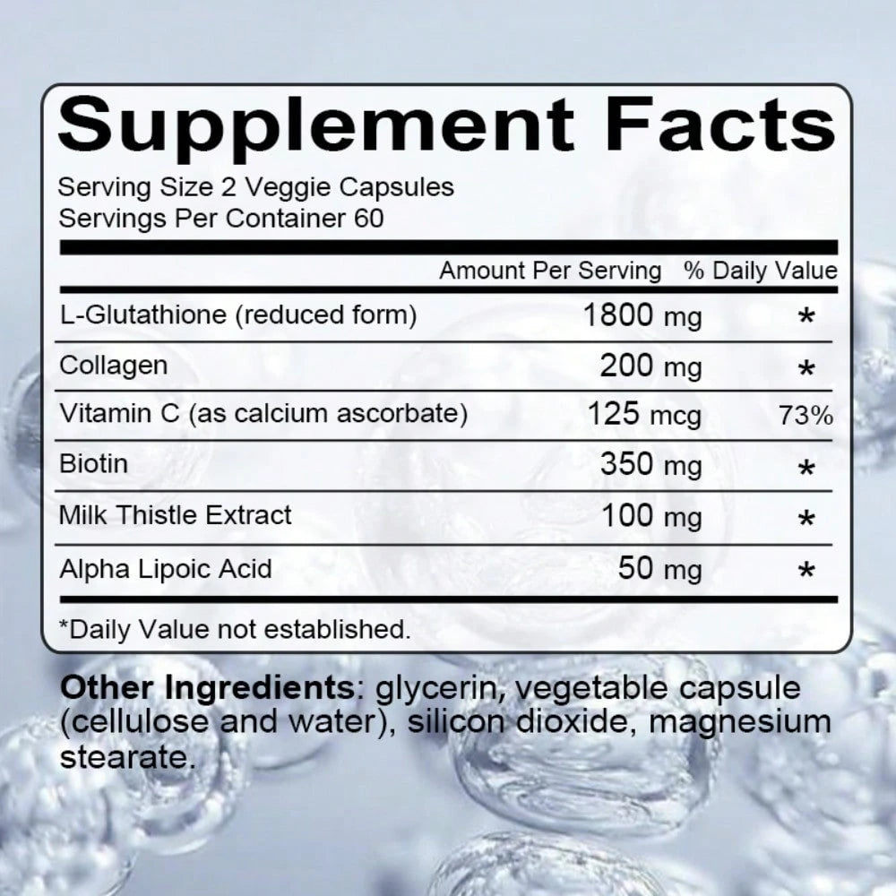 Biotin & Collagen Softgels For Men & Women- Brightens & Evens Skin Tone, Reduces Fine Lines & Wrinkles- 120 Capsules