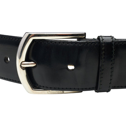 Black Leather Belt 32"