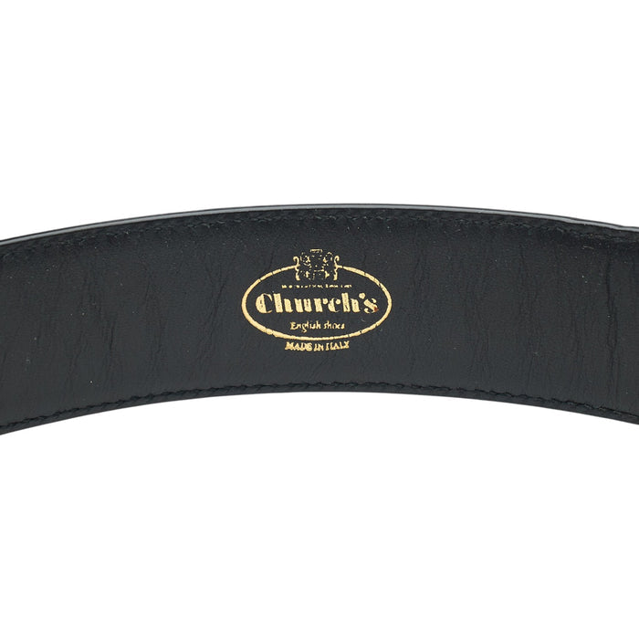 Black Leather Belt 32"