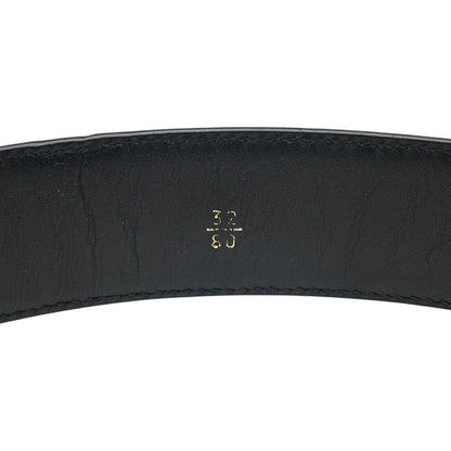 Black Leather Belt 32"