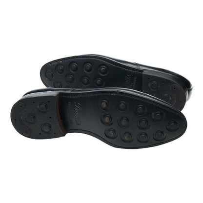 Black Leather Cap Toe Derby UK 7.5 E