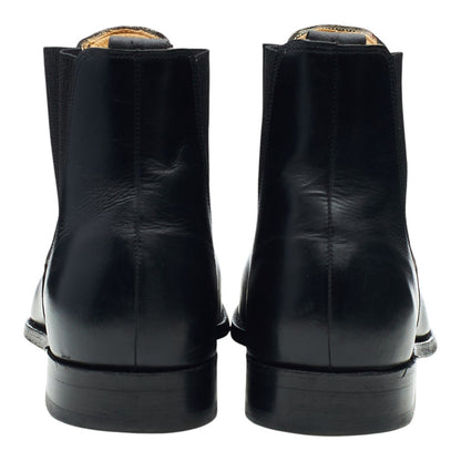 Black Leather Chelsea Boots UK 7 FX