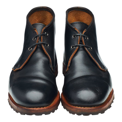 Black Leather Chukka Boots UK 7.5 US 8 E