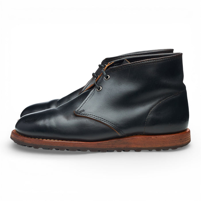 Black Leather Chukka Boots UK 7.5 US 8 E