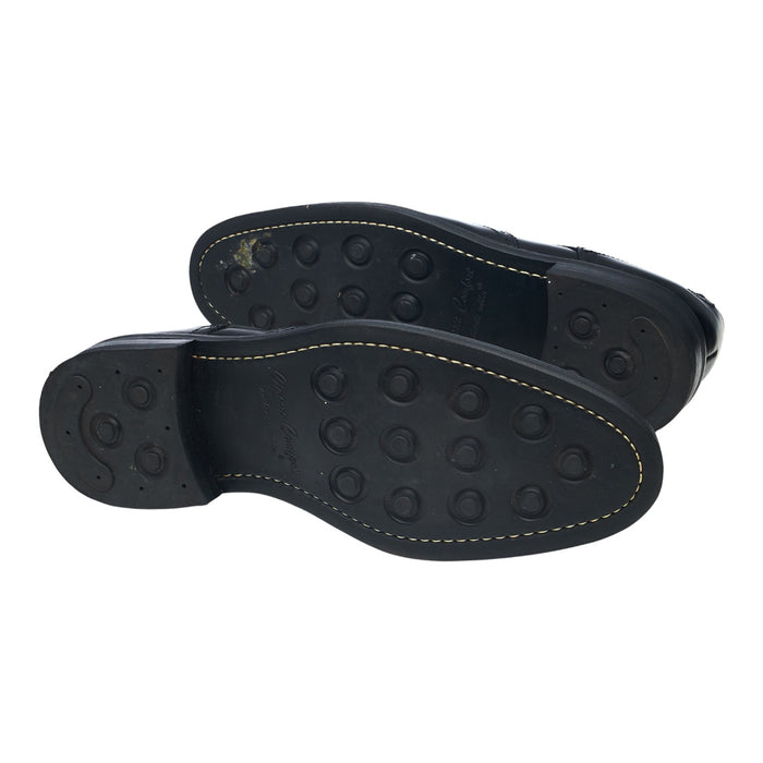Black Leather Derby Brogues UK 7 F