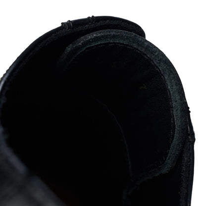 Black Leather Derby Brogues UK 7 F